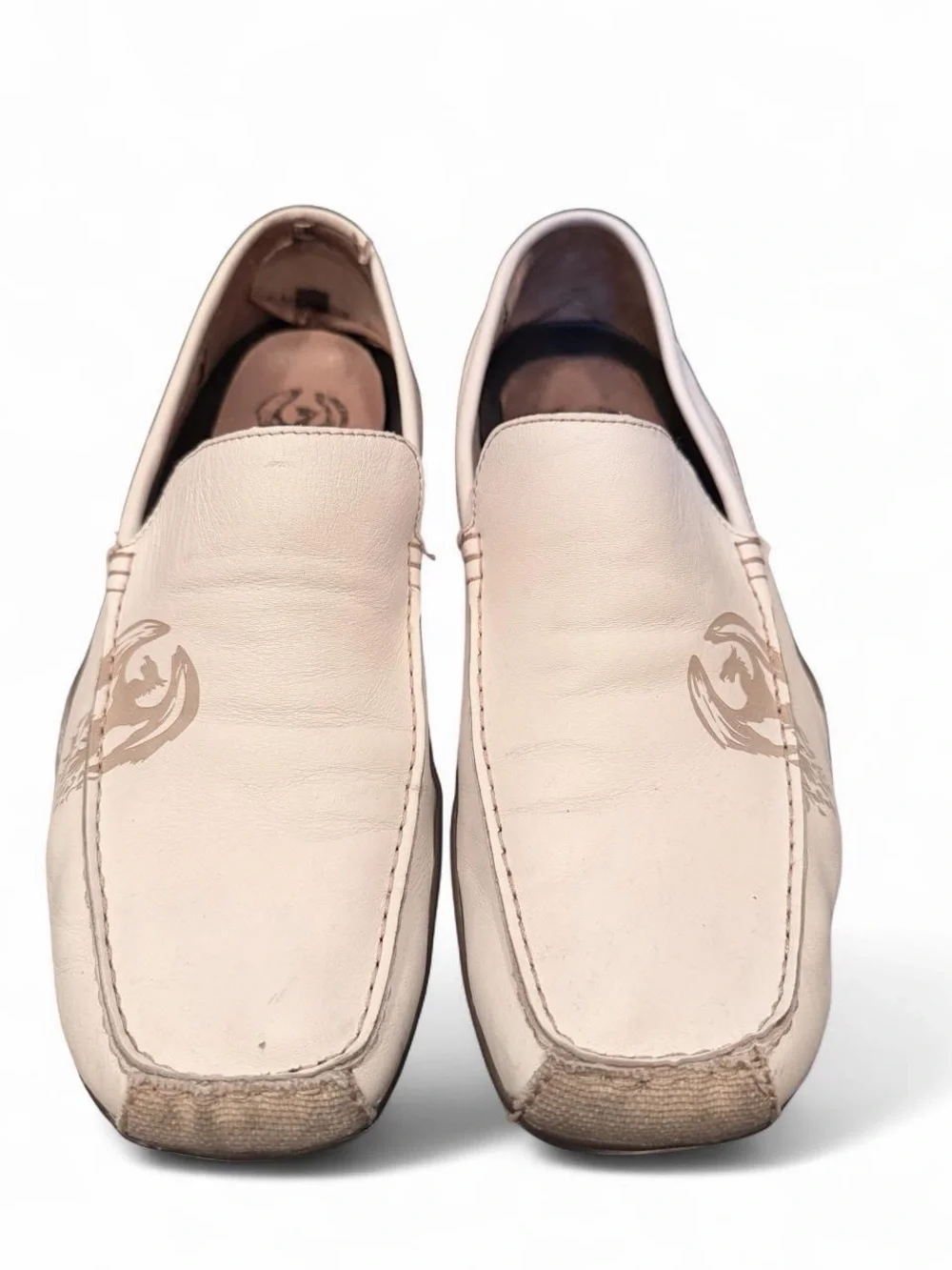 Skechers Men’s Slip-On Loafers in Cream and Brown Men’s 12